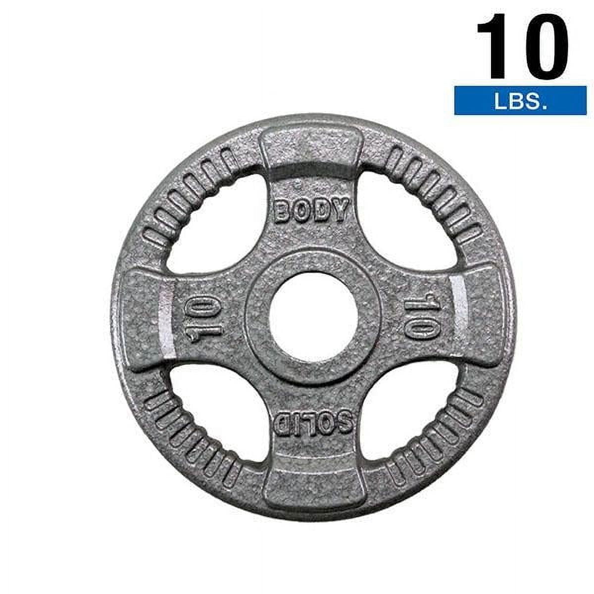 Body-Solid Gray Grip Cast Iron Olympic Plates 2.5, 5, 10, 25, 35, 45 lb.
