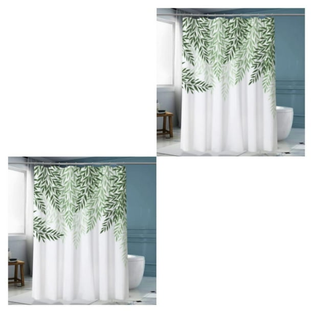 Yuarrent Cortina de poliéster cómoda para bañera, resistente al agua y que ahorra espacio, fácil de limpiar, cortina de ducha moderna para Type6 NO6