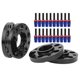 thumbnail image 5 of Kit escalonado de espaciadores de rueda centrados en el cubo M12x1.5 con pernos accesorio apto para 1 3 5 6 7 Series E82 E30 E36 E60Blue, 5 of 12