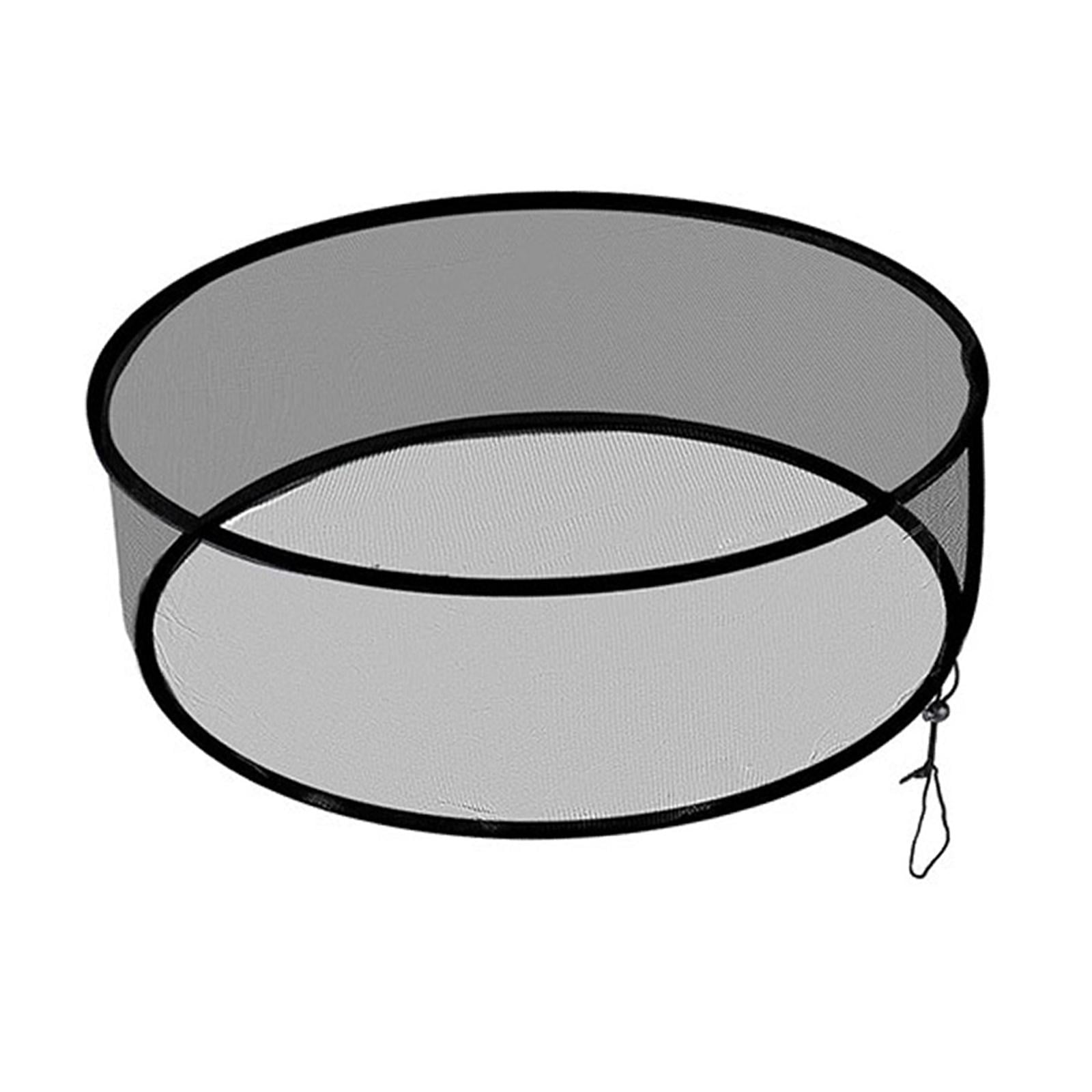 simhoa Rain Barrel Mesh Cover Water Collection Buckets Cover Accessory Practical Easy to Install Premium Rain Barrel Netting Screen 95cmx95cmx25cm