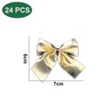 thumbnail image 2 of 24pcs Bows For Christmas Treestwist Tie Bows Gift Bows For Crafts Wreath Bows For Gift Bridal Shower Winter Decor, 2 of 5