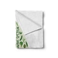 thumbnail image 2 of Avocado Soft Flannel Fleece Throw Blanket, Teardrop Shape Image for Healthy Nutrition and Benefits of Green Plants, Cozy Plush for Indoor and Outdoor Use, 50" x 60", Emerald Pale Green, by Ambesonne, 2 of 6