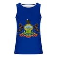 thumbnail image 3 of Njoeus Mens Tank Top Novelty American State Flag Print Graphic Tees Breathable Gym Workout Tank Tops Summer Sleeveless Beach Shirts for Men Big & Tall S-4XL (Pennsylvania), 3 of 4
