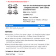 thumbnail image 2 of Front and Rear Brake Pad and Caliper Kit - Compatible with 2002 - 2006 Cadillac Escalade EXT Base 2003 2004 2005, 2 of 2