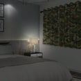 thumbnail image 5 of Green Camouflage Bedroom Curtains, Military Style Blackout Window Drapes for Bedroom Living Room 2 Panel Sets, 42x84 Inch, 5 of 6