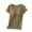 Khaki, variant on Womens Modal Built-In Bra Padded Tops Pleated Short Sleeves Pajama Camisole Casual T-Shirt