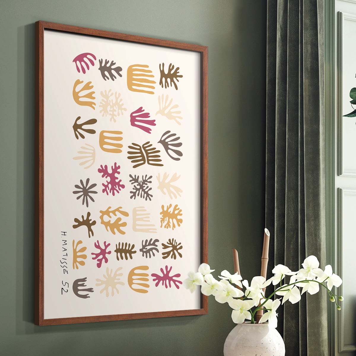 Matisse CCLXVI in Solid Wood 8 x 10 Framed Print