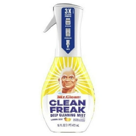 Mr. Clean Clean Freak Deep Cleaning Mist Lemon 16 fl oz (Pack of 12)