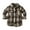 Brown-B, variant on Virmaxy Toddler Baby Brushed Flannel Jacket Lapel Plaid Long Sleeve Button Down Shirt With Pocket Fall Winter Fashion Casual Shacket For Boys And Girls Red 18-24 Months
