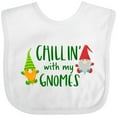 thumbnail image 3 of Inktastic Chillin' with My Gnomes Boys or Girls Baby Bib, 3 of 4