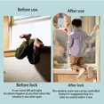 thumbnail image 4 of Seguridad Sliding Sash Stopper Baby Safety Window Locks (acero inoxidable) Ehuebsd Libre de BPA, 4 of 9