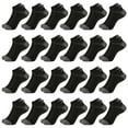 thumbnail image 2 of KOITHOT 24 Pairs Men Ankle Socks, Low Cut Comfortable Lightweight Running Socks for Men Size 10-13, 2 of 7