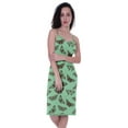 thumbnail image 3 of Moomaya Printed Spaghetti Strap Nightgown For Womens Lace V-Neck Sleepwear Nightdress, 3 of 5