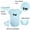 Blue, variant on iDzn Pack of 2, Twins tw & in Novelty Rompers For Babies, Newborn Baby Unisex Bodysuits, Infant Jumpsuits, Toddler 0-24 Months Kids One-Piece Oufits