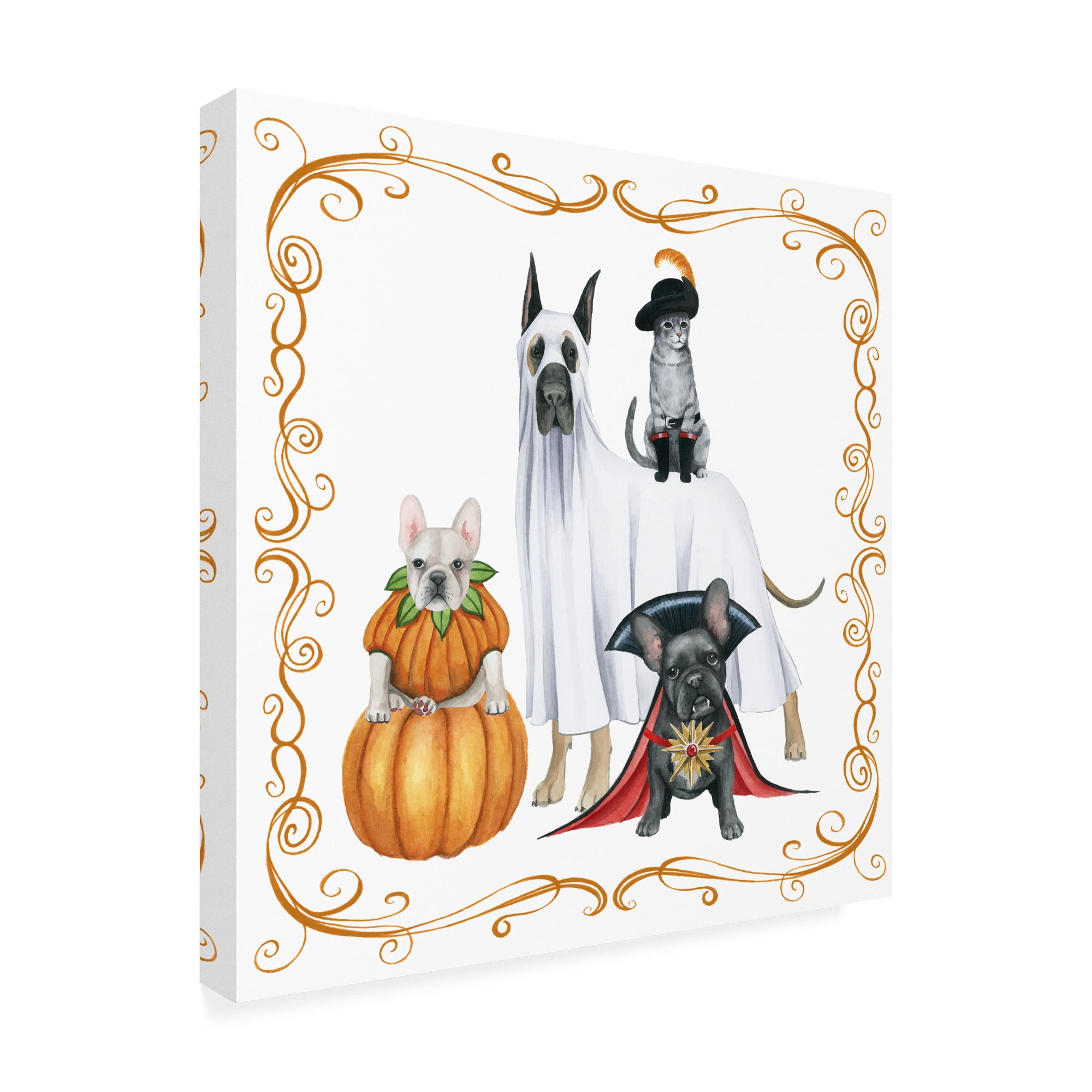 Trademark Fine Art 'Halloween II' Canvas Art by Grace Popp