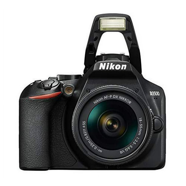 Nikon D3500 W/ AF-P DX NIKKOR 18-55mm f/3.5-5.6G VR Black - Walmart.ca
