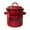 Red, variant on Hiroekza Vintage Large Capacity Enamel Pot with Airtight Oil Preserving Lid - Rust-Proof & Multi-Purpose Green