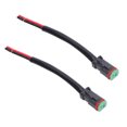 thumbnail image 4 of 2 Pin DT Connector Wiring Harness, High Strength, with Compact Form Factor, Copper Material, For Cars, Trucks, Boats LED Work Lights, Dependable Power Transmission, 4 of 7