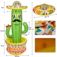 thumbnail image 2 of Hielera inflable con forma de cactus Triumpeek, 2 paquetes para fiestas en la piscina, 2 of 7