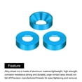 thumbnail image 4 of 20pcs M8 Counterbore Washers, 18mm/0.71inch Anodized Aluminum Alloy, Head Gaskets for Screw RC, Light Blue, 4 of 6