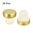 thumbnail image 3 of Unique Bargains 0.76x1.18inch en Forme de T Bouchons Réutilisables Bouchon de Bouteille de Vin, Or 24Pack, 3 of 6