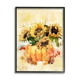 thumbnail image 2 of Stupell Industries Harvest Pumpkin Sunflowers Red Orange Fall Leaves, 24 x 30,Design by Ziwei Li, 2 of 5