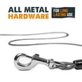 thumbnail image 3 of Mighty Paw Heavy Duty Dog Tie Out Cable - Reflective, Weatherproof, Off-Leash Feel, Dog Leash (0-60 lbs), 3 of 8