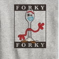 thumbnail image 3 of Toy Story 4 - Type Block Forky - Toddler & Youth Crewneck Fleece Sweatshirt, 3 of 5