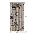 thumbnail image 5 of Paw Prints and Bones Shower Curtain 36"x72" ,Bathroom Decorative Shower Curtains Set with 12 Hooks,Modern Waterproof Washable Shower Curtain, 5 of 6