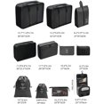 thumbnail image 4 of 9pcs Travel Storage Bag Portable Suitcase Storage Luggage Clothes Sorting Organizer Set Wardrobe Luggage Clothes Shoe Pouch, 4 of 7