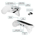 thumbnail image 4 of 2.4G Wireless Mini Chatpad Keyboard with 3.5mm o Jack Chat Message Keypad Replacement for XBox One/Slim/Elit Controller White, 4 of 5