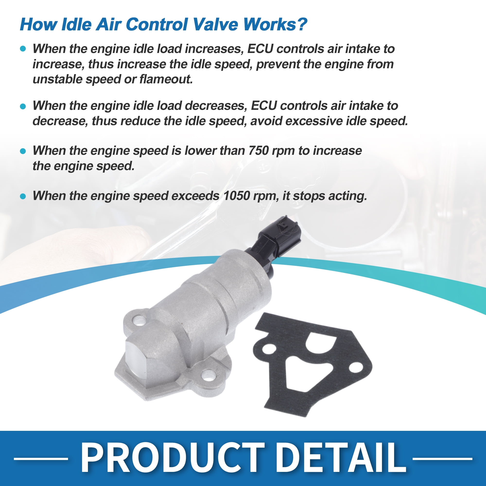 Unique Bargains Car Idle Air Control Valve for Dodge Neon 2001-2005 Replace No.5014116AA IACV Idle Motor Idle Air Control Valve for Stable Engine Operation