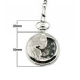 thumbnail image 3 of Unisex Vintage Roman Numerals Phoenix Transparent Mechanical Pocket Watch, 3 of 8