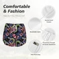 thumbnail image 6 of Lsque Snake And Flower Printed Women's Running Shorts with Liner Pockets,Elastic Quick Dry Workout Athletic Gym Yoga Shorts,Womens High Waist Shorts-X-Large, 6 of 9