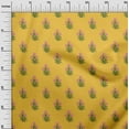 thumbnail image 2 of oneOone Polyester Lycra Yellow Fabric Stripe & Floral Block Diy Clothing Quilting Fabric Print Fabric By Yard 56 Inch Wide, 2 of 4
