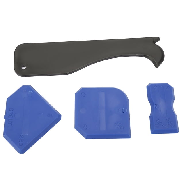 Kit de Herramientas de Calafateo de 4 Piezas Nikou Raspador de Cemento de Vidrio