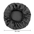 thumbnail image 5 of Paquete de 2 gorros para dormir con gorro de satén, gorro para dormir con gorro de satén de banda ancha, gorro para dormir, así, 5 of 5