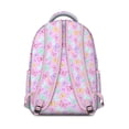 thumbnail image 2 of Butterflies Print Backpack for Student Colorful Floral Pattern Cute Tropical Aesthetic Bookbag for Butterfly Lovers Artistic Design, 2 of 4