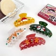 thumbnail image 6 of Yoyauz Christmas Hair Clip For Women, Christmas Tree Snowman Santa Claus Winter Strong Grip Clip, Suitable For Thick And Fine Hair Acrylic Hair Clip, 6 of 6