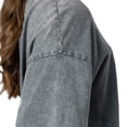 thumbnail image 5 of Women's Gameday Couture Gray Arizona Cardinals Peak Performance Oversized Snow Wash T-Shirt, 5 of 6