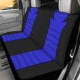 thumbnail image 5 of Pzuqiu Fashion Blue Car Seat Covers Full Set Auto Seat Rear Split Bench Cover Easy to Install Cover Set Stretch Polyester Fabric Cover Universal Fit for Most Vehicle, 5 of 7