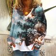thumbnail image 1 of Chaqueta informal de manga larga sin capucha para mujer, cárdigan estampado a la moda, chaqueta informal de moda, camiseta de manga larga con cuello en V, chaqueta informal de manga larga con capucha,, 1 of 5