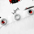 thumbnail image 4 of Manfei Cute Ladybird Blackout Curtains,Red Bowknot Curtains Pack of 2 (38x45 Each),Polka Dots Window Curtains,Microfiber Cartoon Bedroom Decorative, 4 of 6