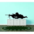 thumbnail image 1 of Boys Lovely Military Wall Decal Decoration Military Combat Fighting Silhouette Lasts Years and Easily Removable - Size: 16 In(W) x 40 In(H), 1 of 3