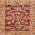 thumbnail image 1 of Ahgly Company Indoor Square Abstract Red Oriental Area Rugs, 7' Square, 1 of 6
