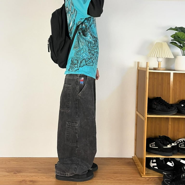 Polar Big Boy Jeans Y2K Pants Sweatpant Hip Hop Cartoon
