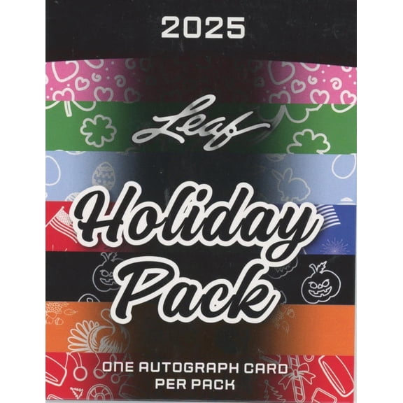 Leaf Multi Sport 2025 Holiday Trading Card Pack [1 Augograph Card]