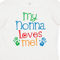 thumbnail image 4 of Inktastic My Nonna Loves Me Grandchild Boys or Girls Toddler T-Shirt, 4 of 5