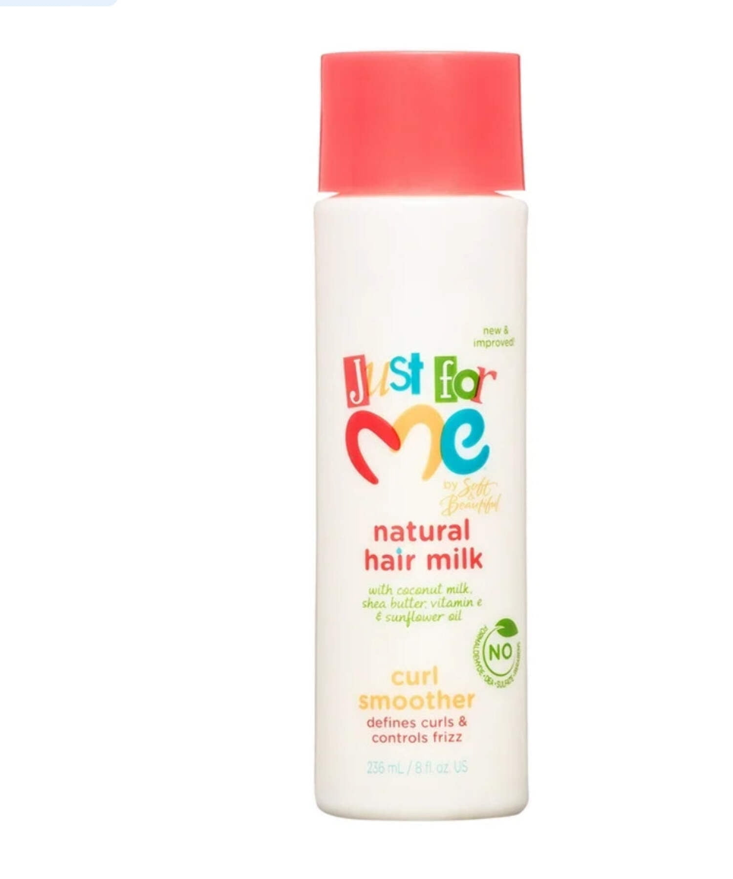 JUST FOR ME Natural Hair Milk Curl Smoother (8oz) JUST FOR ME Natural Hair Milk Curl Smoother (8oz)