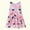 Pink, variant on Cethrio Children Girls Casual Dresses Printed Cute Pink Children's Clothing Size L2